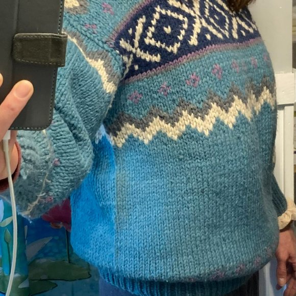 COPY - Hand loomed South American heavy wool sweater - Picture 4 of 5